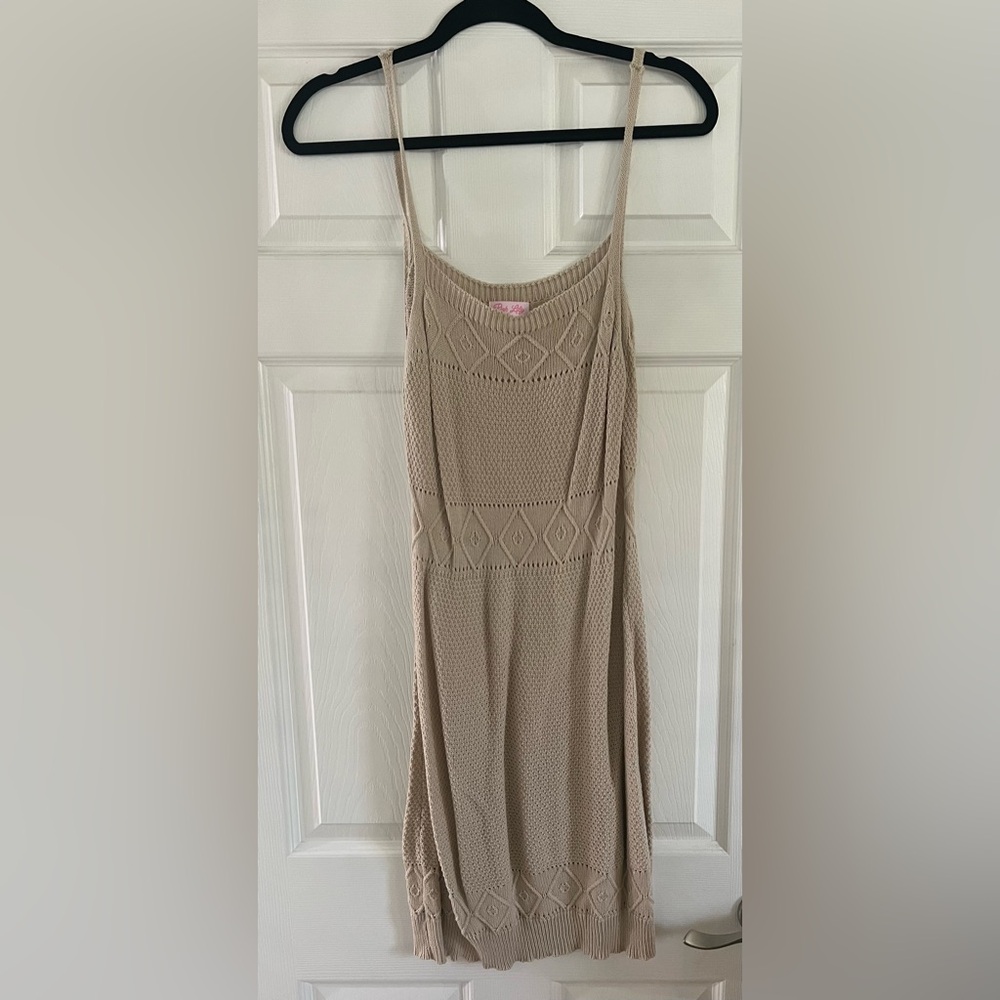 PINK LILY Knit Mini Tank Dress